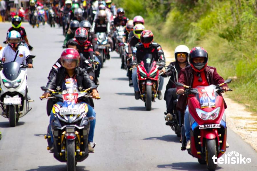 Touring Bersama RAG-SS, Rider Konsel Edukasi Keselamatan Berlalu Lintas