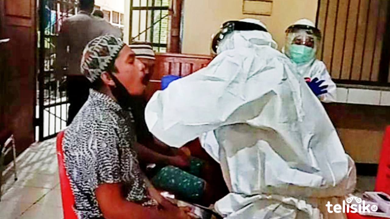 Warga Tahanan Polres Bombana Diswab