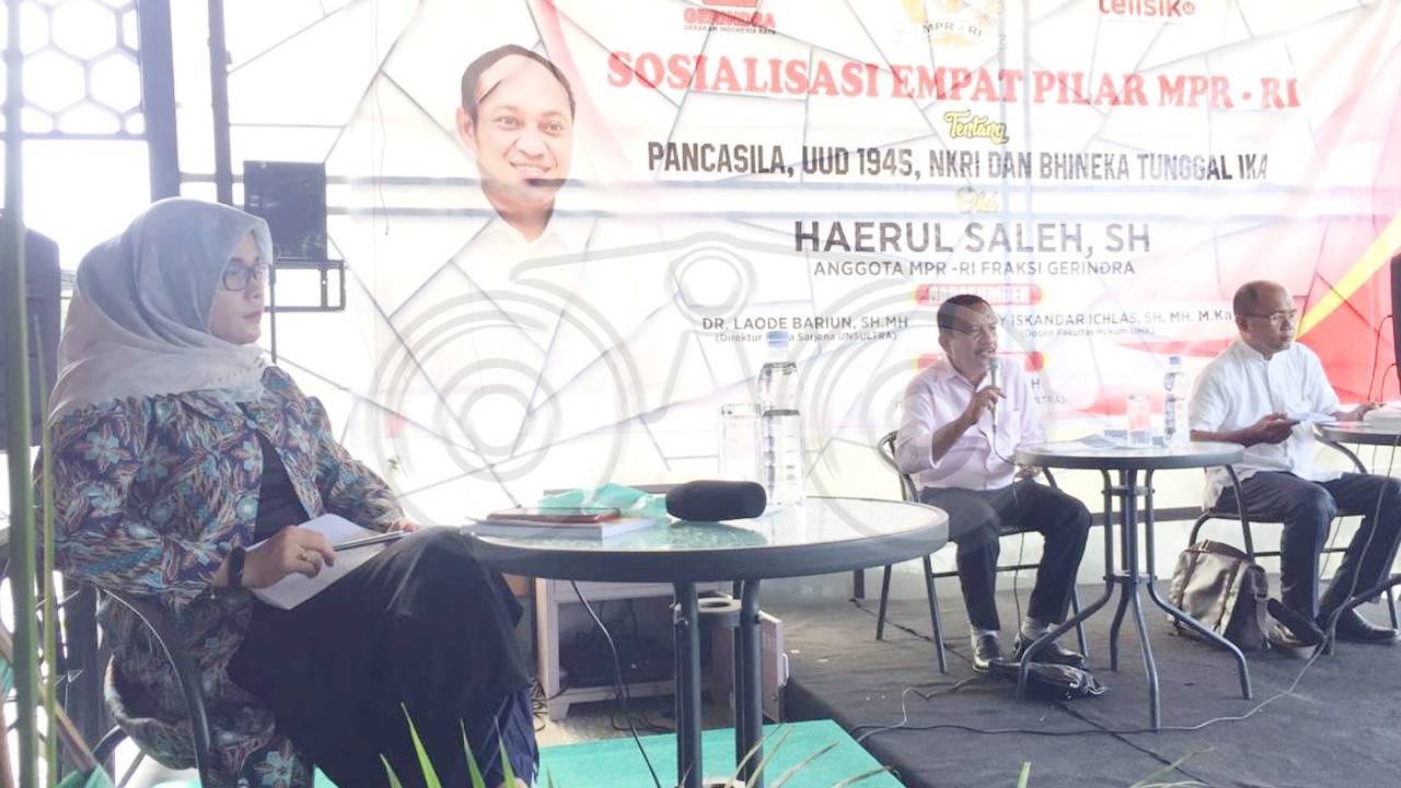 Anggota MPR/DPR RI Haerul Saleh Sosialisasi 4 Pilar Kebangsaan