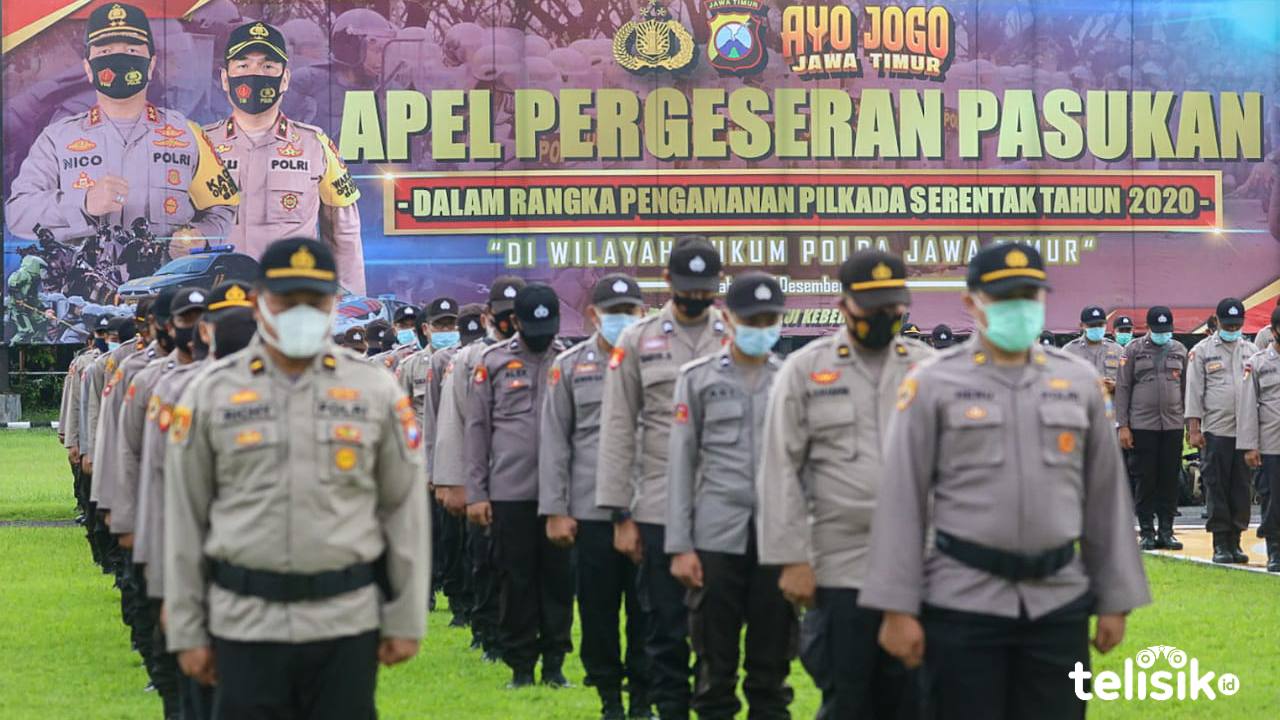 Dua Hari Jelang Pencoblosan, Polda Jatim Terjunkan PAM Pilkada