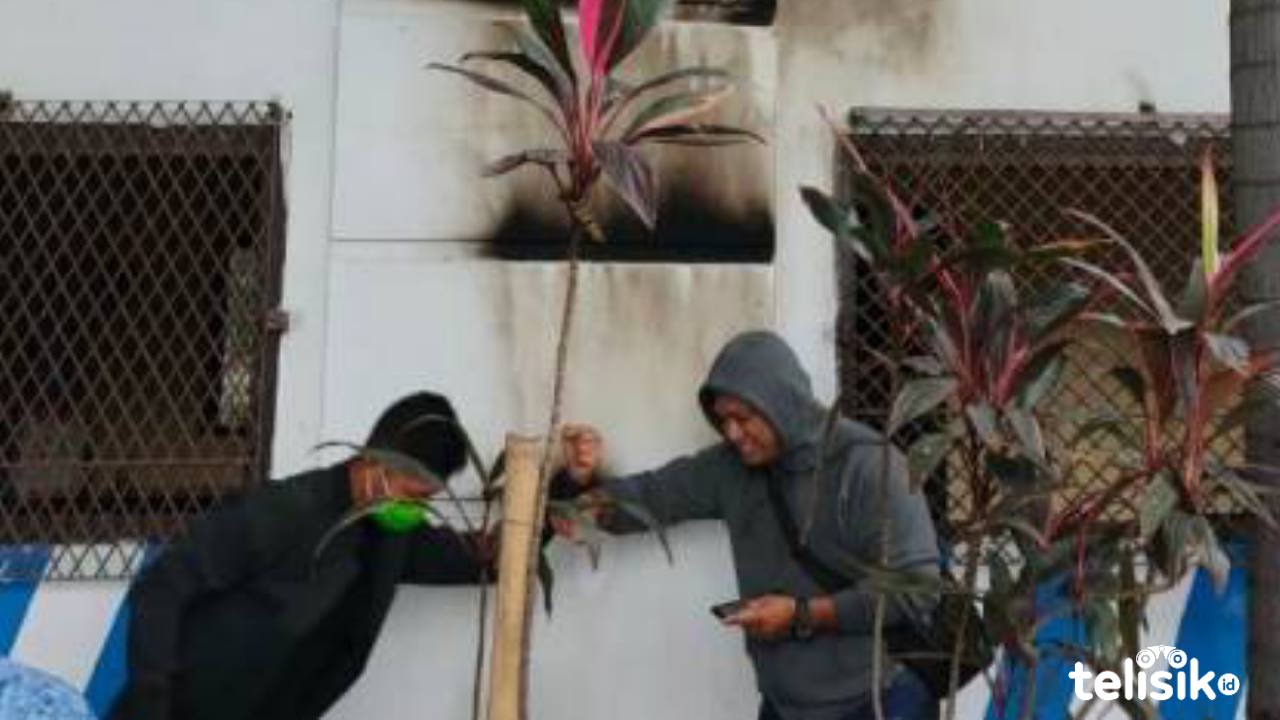 Dua Pos Lantas di Makassar Dibakar OTK