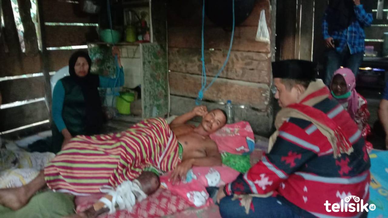 Kunker Perdana Usai Cuti, Rusman Jenguk Warga yang Sakit