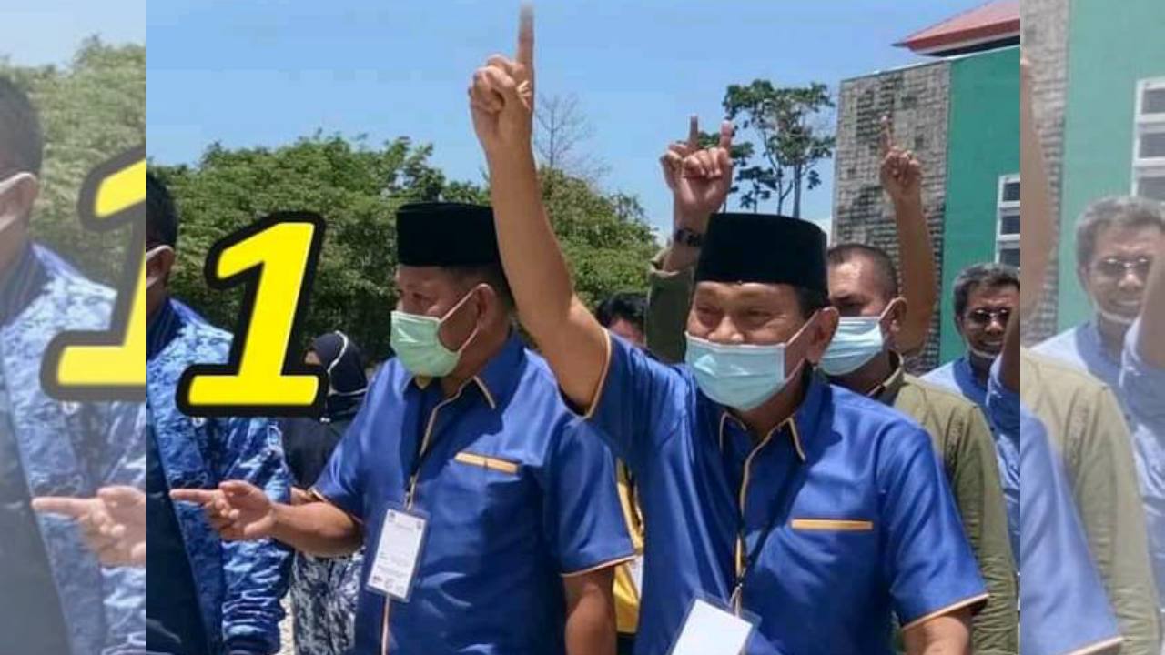 Mencoblos di TPS 01 Lemoea, Ridwan Zakaria Optimis Menang