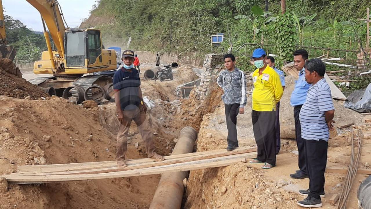 Pekerjaan Pemindahan Pipa Tuntas, PDAM Kembali Layani Warga