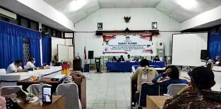 Pleno KPU Konsel Tetapkan Surunuddin-Rasyid Peraih Suara Terbanyak