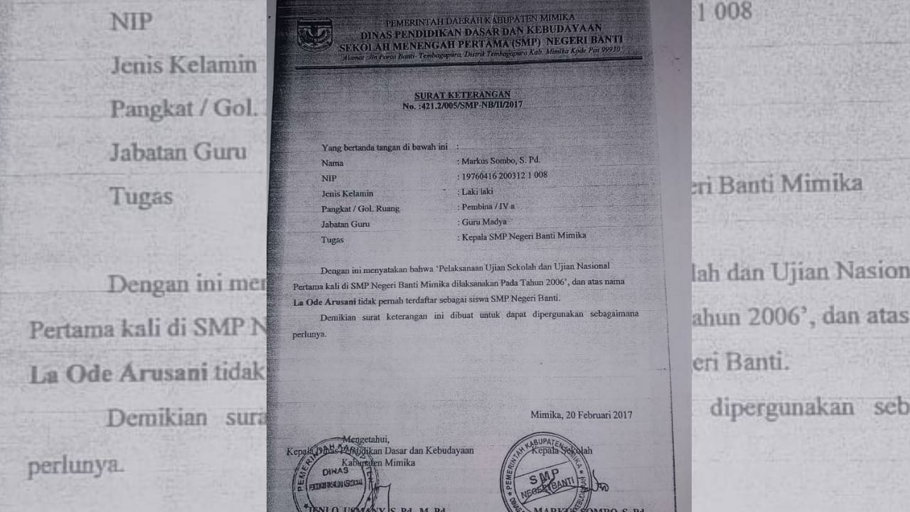 Polemik Rekomendasi Pansus DPRD Busel Soal Dugaan Ijazah Palsu Bupati