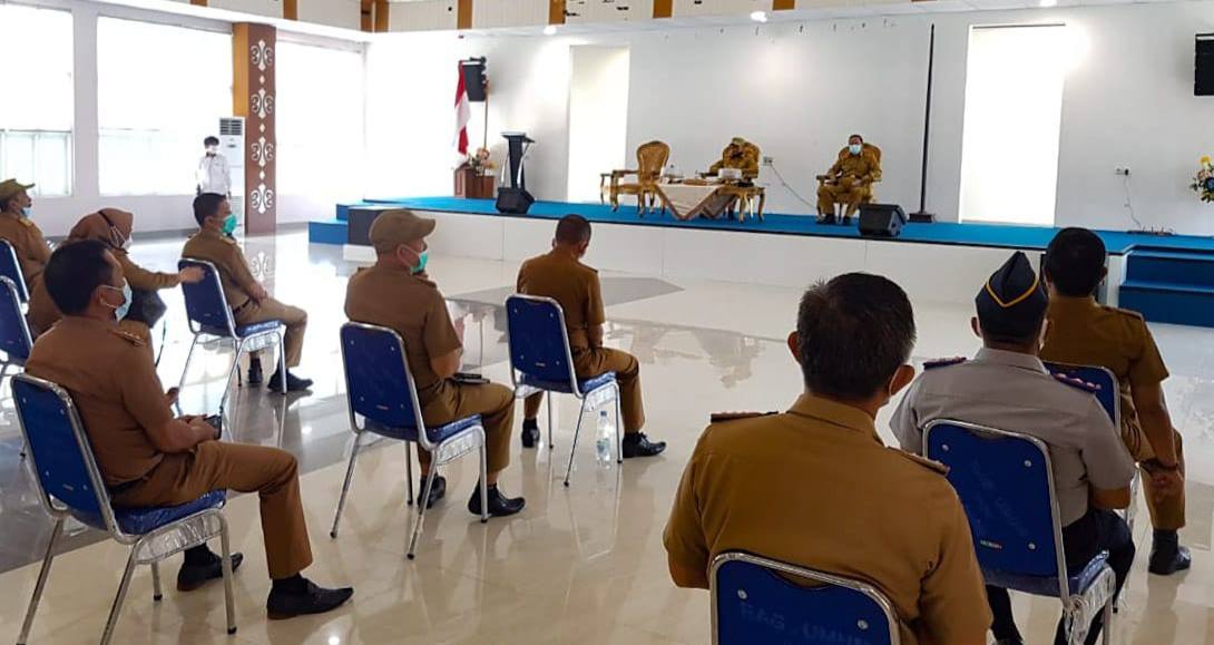 Usai Cuti Kampanye Bupati Konsel Pimpin Rakor, Tegaskan Netralitas ASN