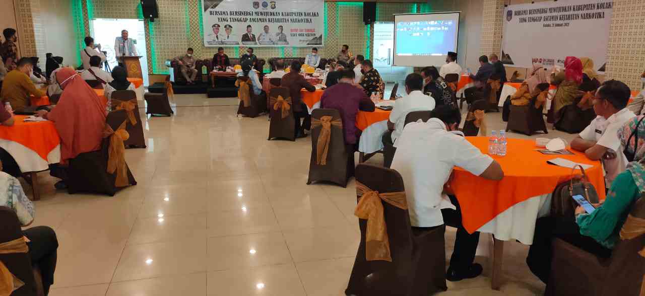 BNNP Sultra Bersinergi dalam Pemberantasan Narkoba di Kolaka