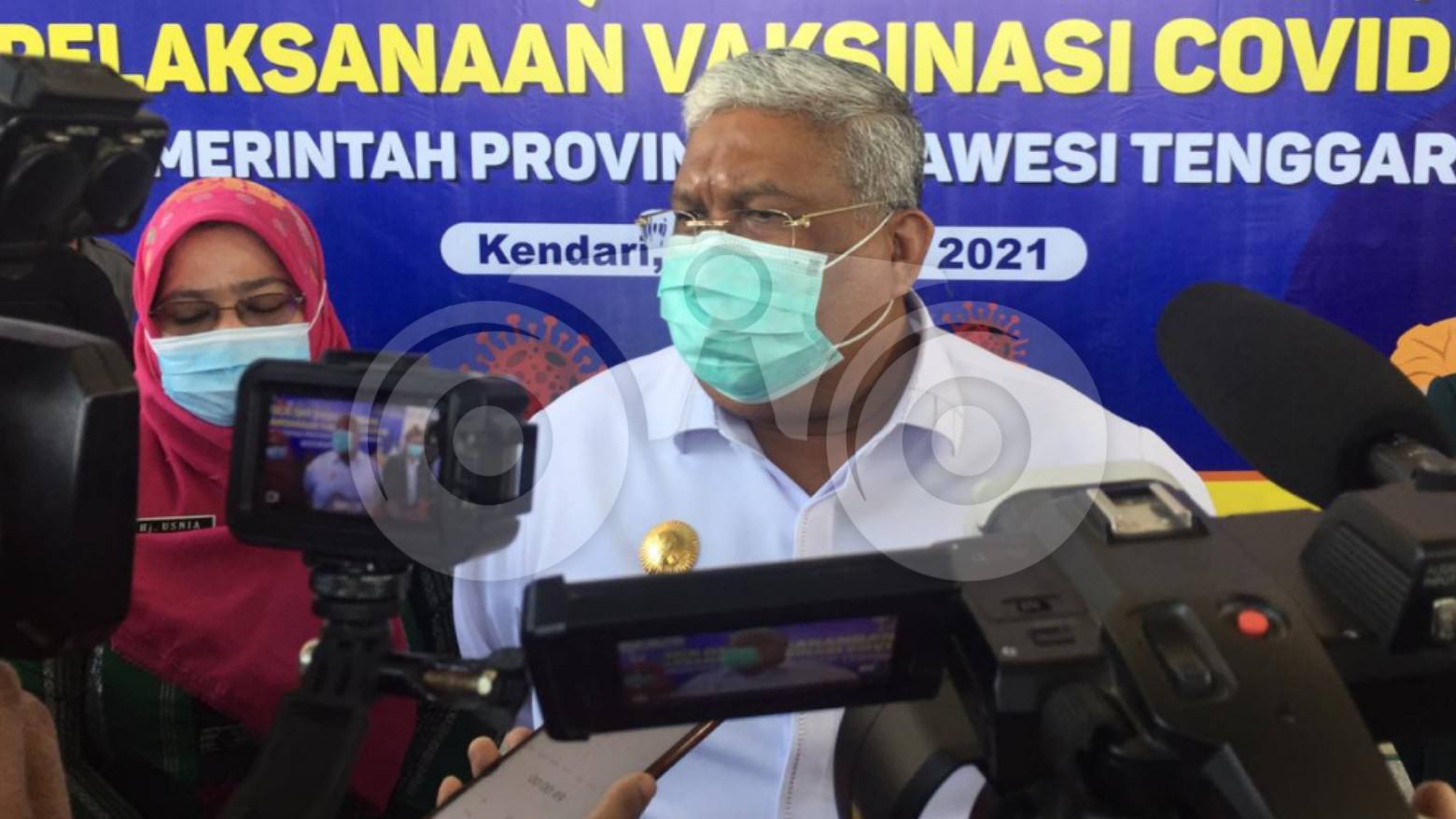 Gubernur Ali Mazi Harap Masyarakat Sultra Semua Divaksin