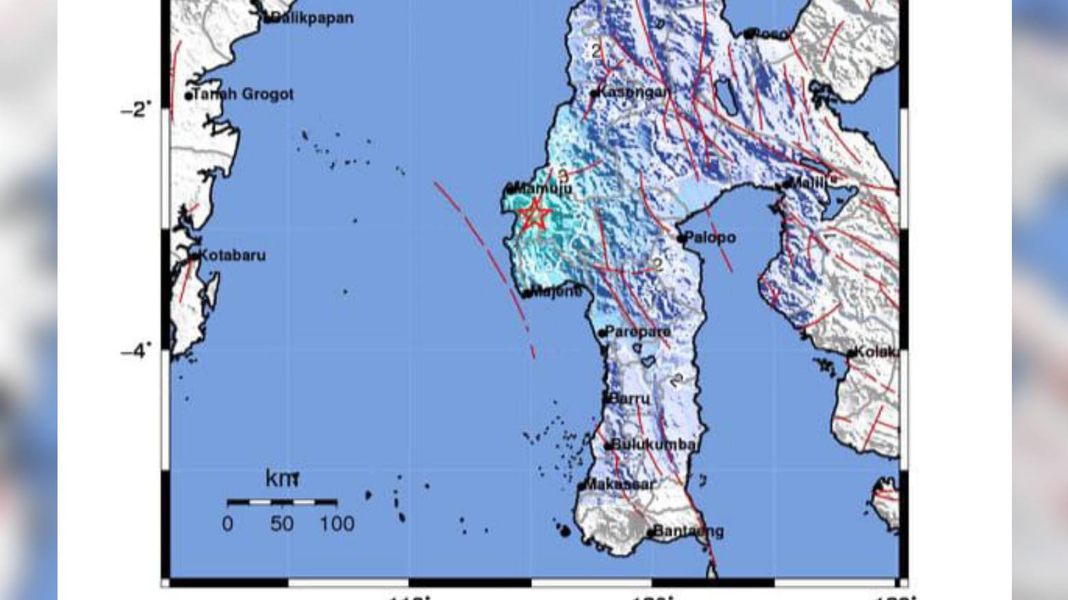 Majene Kembali Diguncang Gempa M5,0
