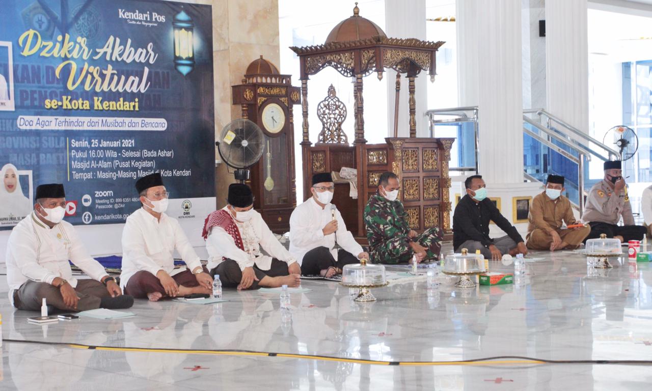 Pemkot Gelar Dzikir Akbar Diikuti 353 Masjid se-Kota Kendari