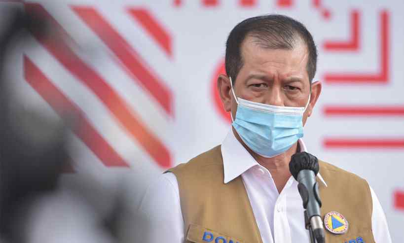 Positif COVID-19, Doni Monardo Dipastikan Belum Divaksin