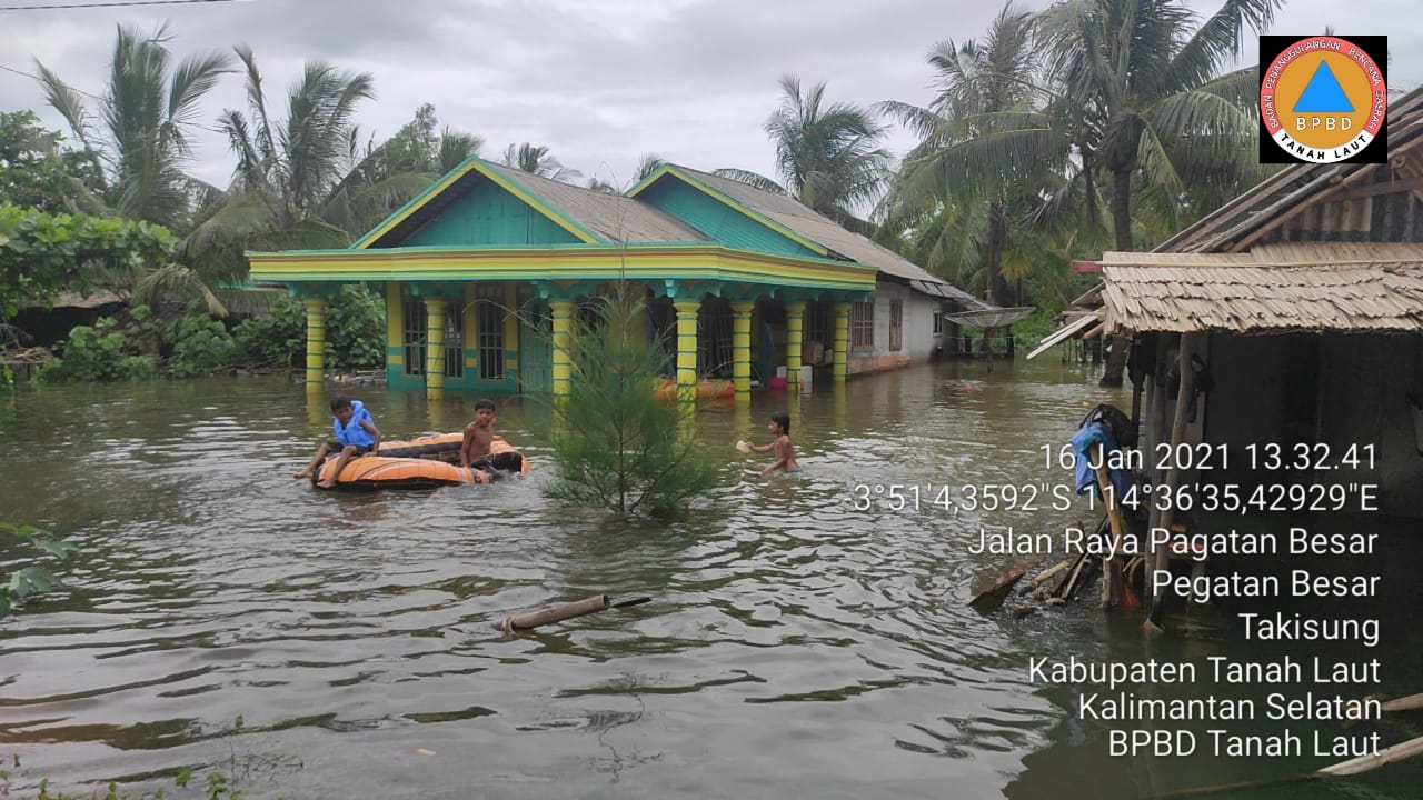 Tujuh Kabupaten/Kota di Kalsel Terdampak Banjir