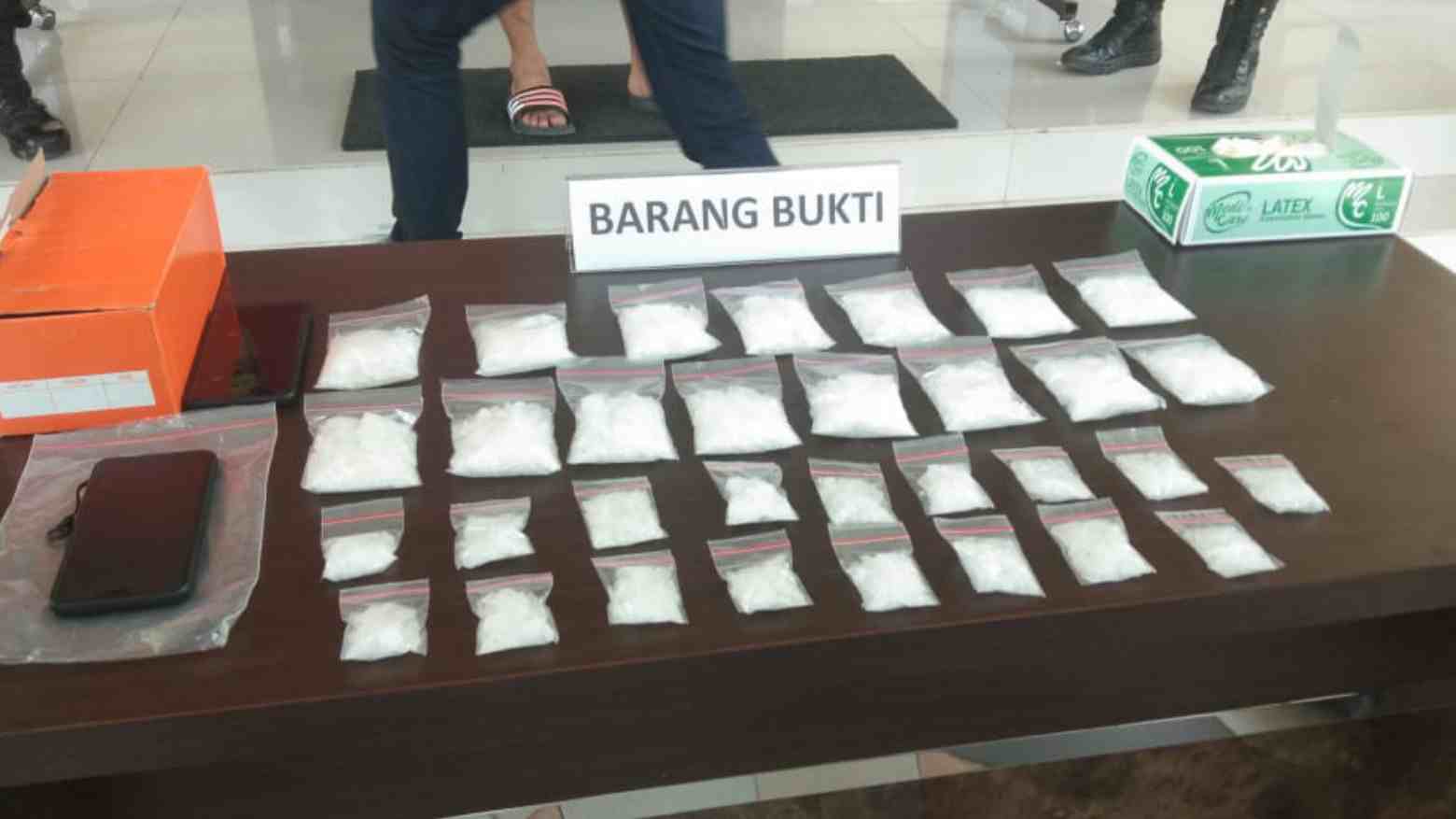 1 Kilogram Sabu Diamankan dari Pengedar Jaringan Lapas