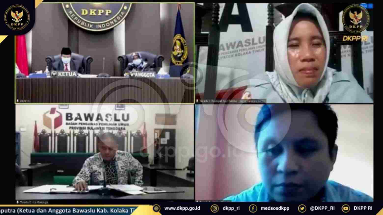 Bawaslu Kolaka Timur Jalani Sidang Etik di DKPP