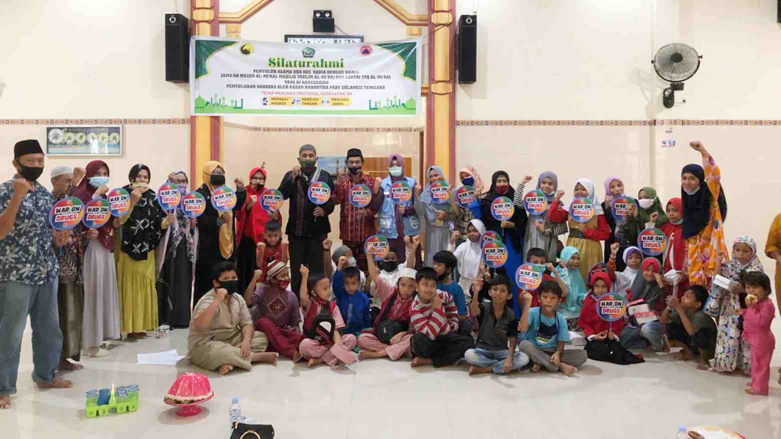 BNNP Sultra Edukasi Bahaya Narkoba ke Santri dan Majelis Taklim