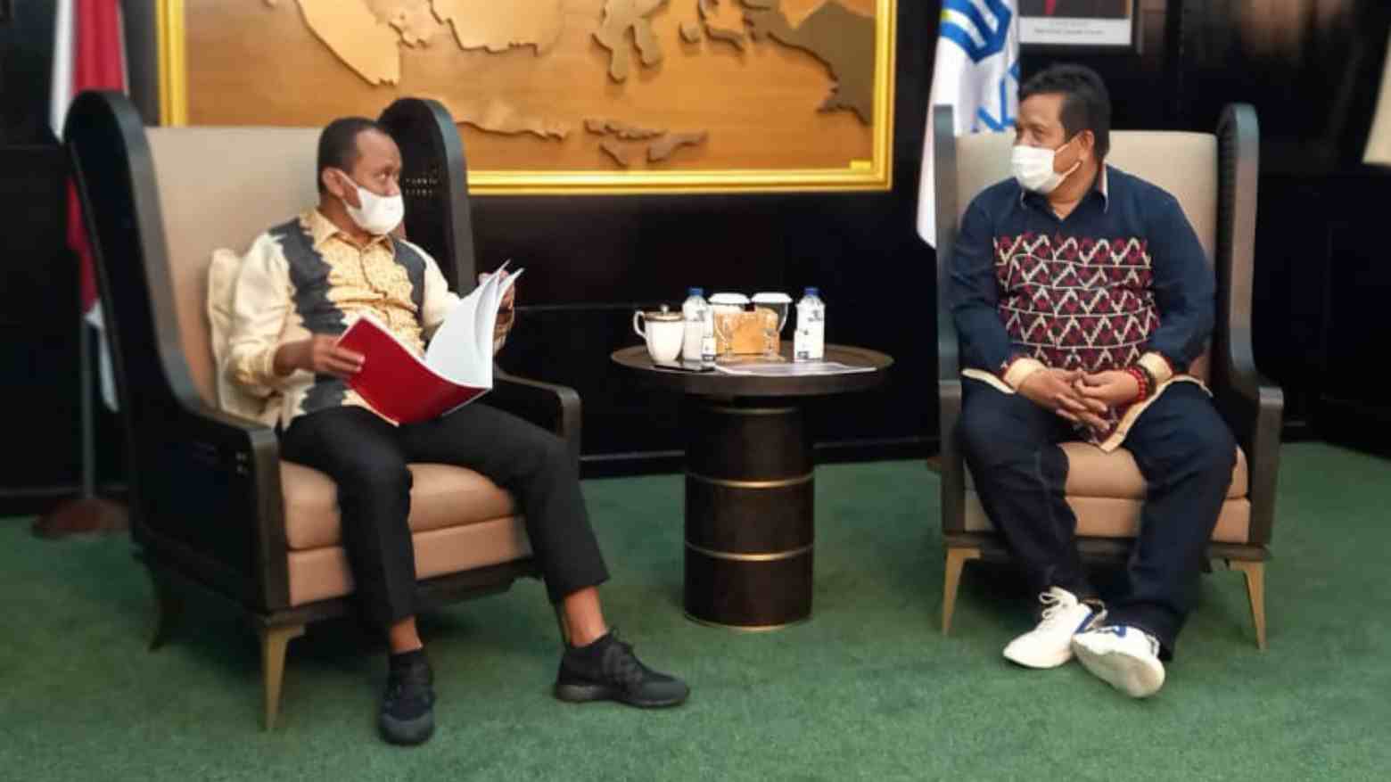 Bupati Muna Ekspose Potensi Batu Kapur dan Jagung Kuning ke Kepala BKPM