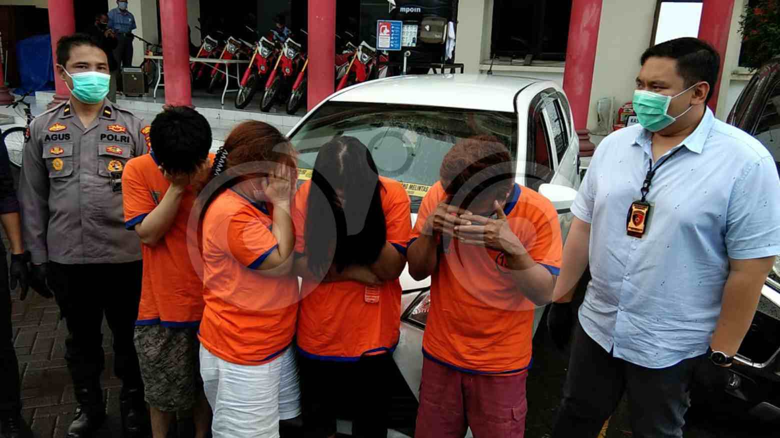 Empat Pelaku Curat di Surabaya Berhasil Dibekuk