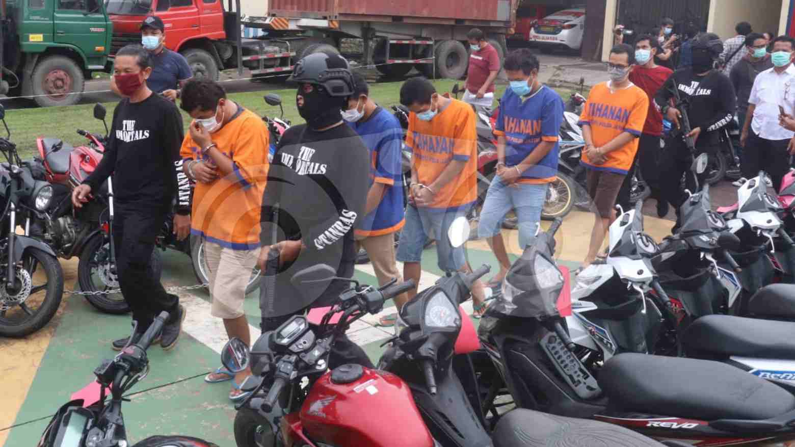 Hendak Dikirim ke Timor Leste, Puluhan Kendaraan Curian di Surabaya Berhasil Digagalkan