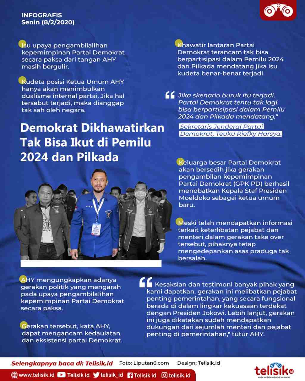 Infografis: Demokrat Dikhawatirkan Tak Bisa Ikut di Pemilu 2024 dan Pilkada