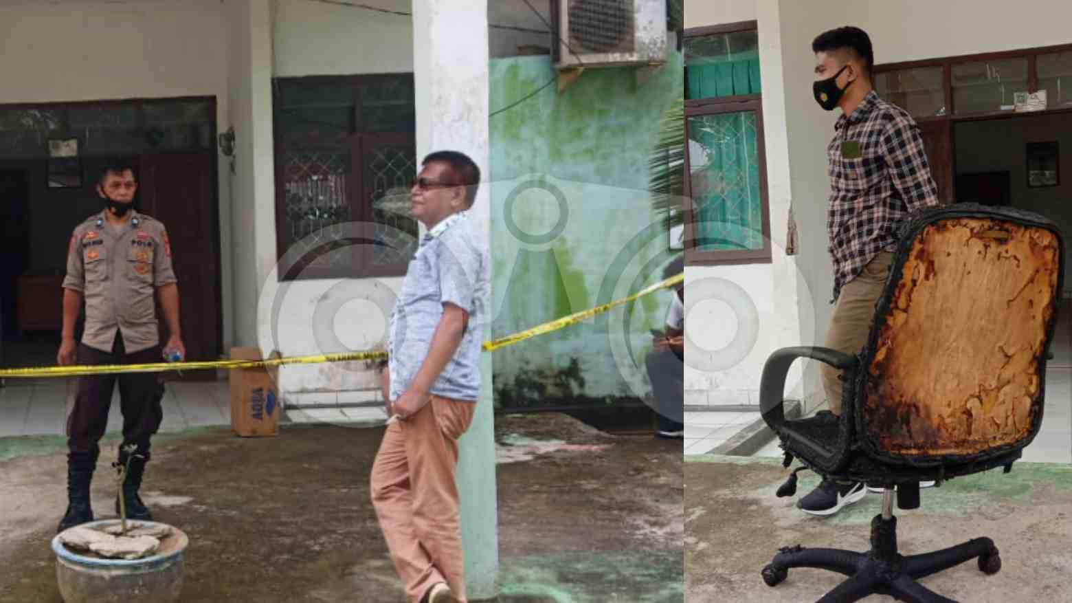 Kantor Dinas Nakertrans Muna Diduga Dibakar OTK