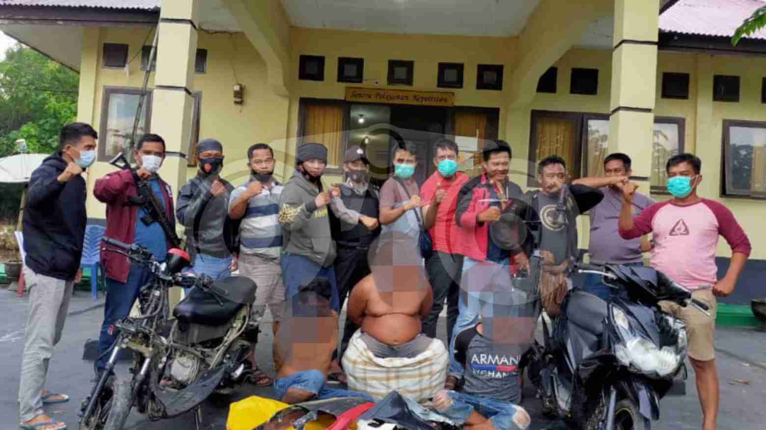 Polisi Bekuk 3 Pria Diduga Pencuri Selama Ini Resahkan Warga