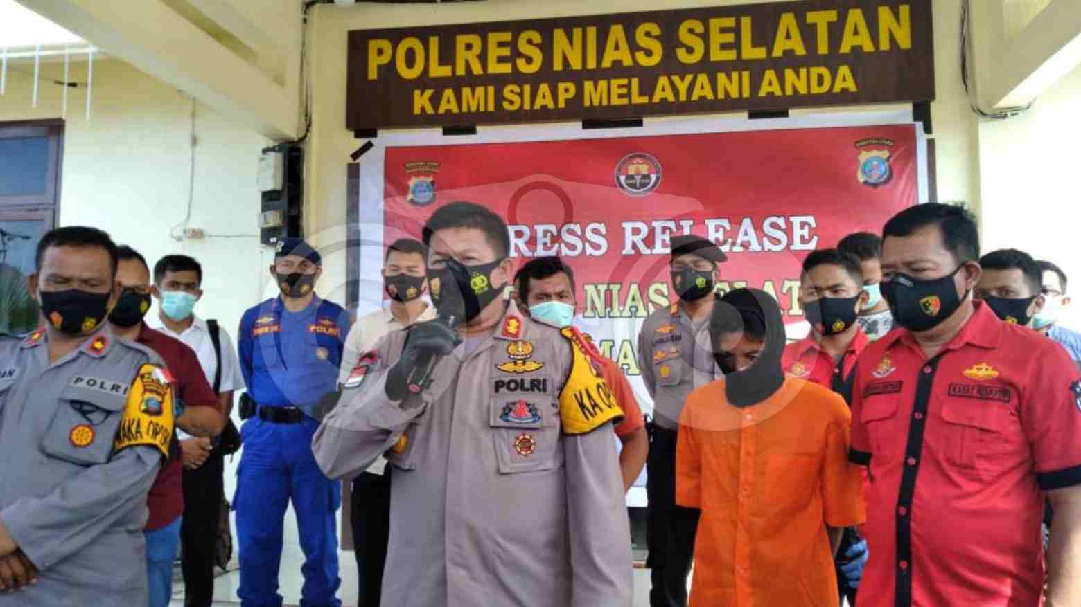 Polisi Ungkap Pelaku Pembunuhan Anak Kepala Desa di Nias Selatan
