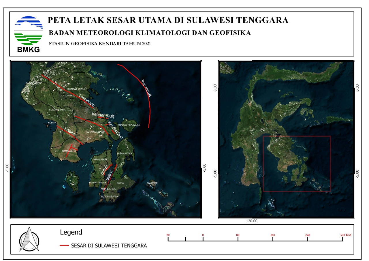 Potensi Gempa Konawe Berada di Atas Dua Patahan