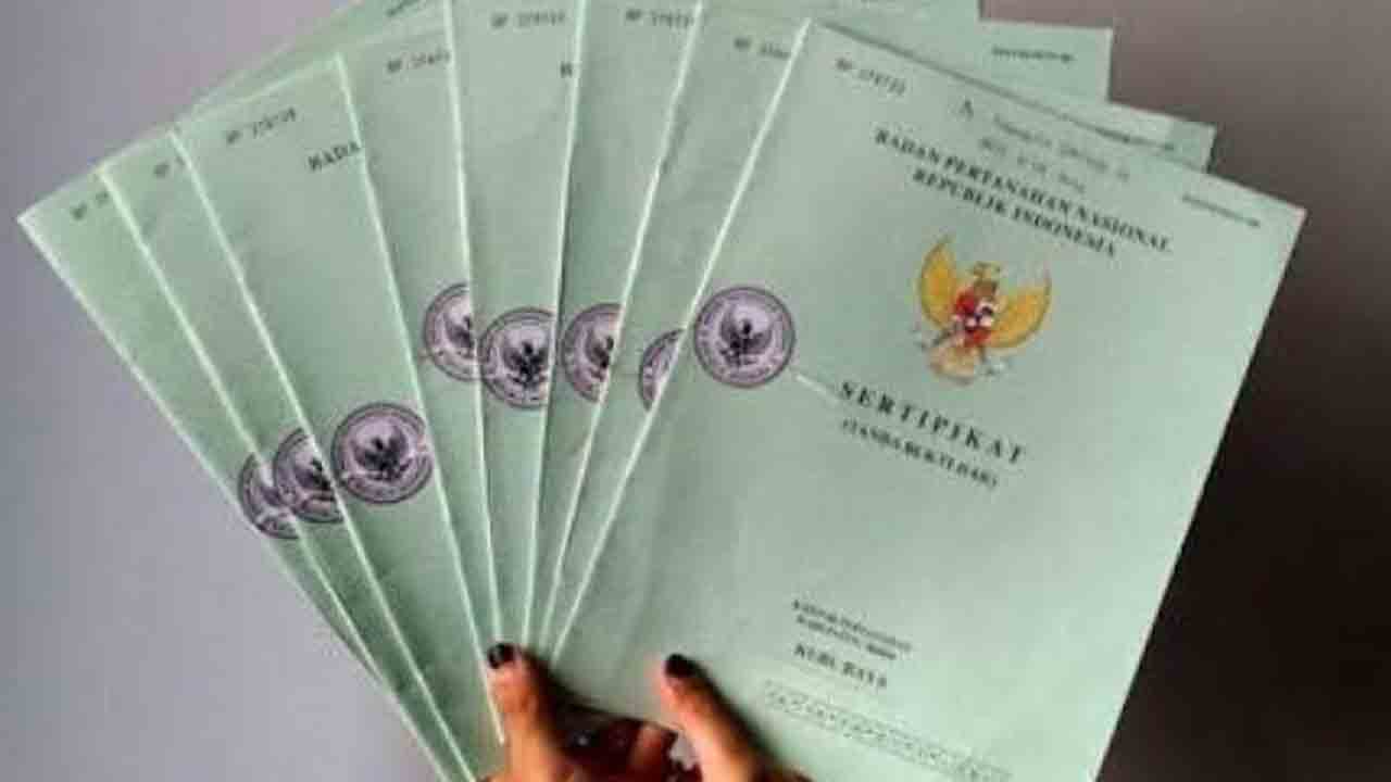 Sertifikat Tanah Asli Milik Masyarakat Akan Ditarik ke Kantor BPN Tahun Ini