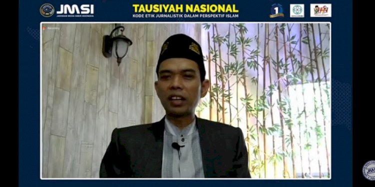 Ustaz Abdul Somad Paparkan 10 Poin Kode Etik Jurnalistik dalam Perspektif Islam
