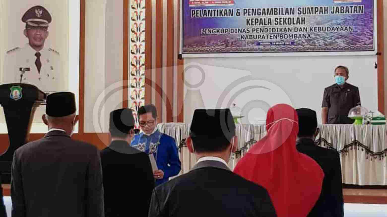 24 Kepala SD dan SMP di Bombana Dicopot dari Jabatannya