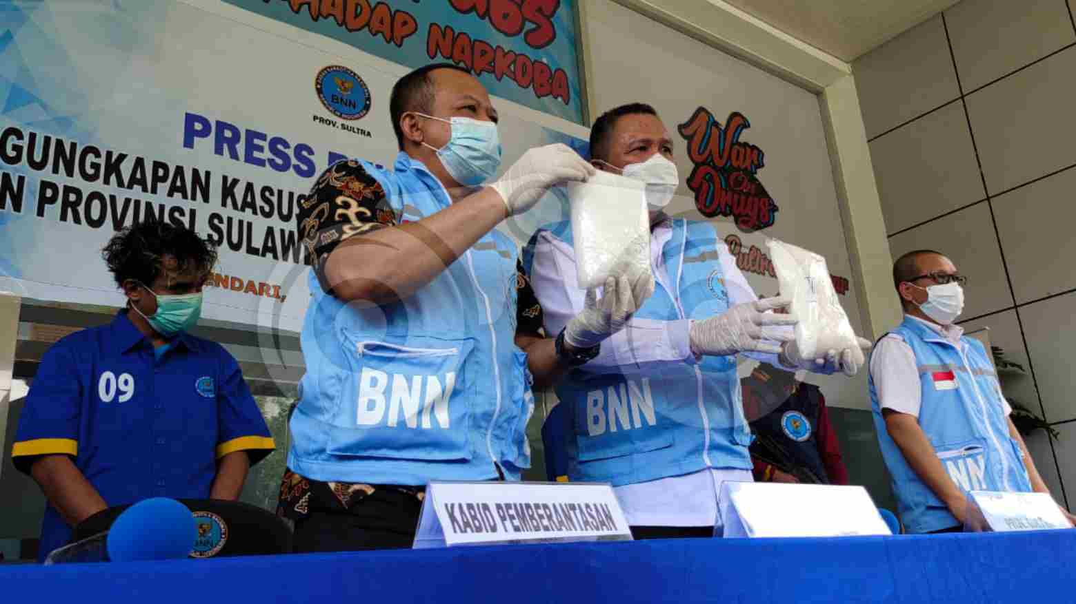 2 Kg Sabu dari Samarinda Diselundupkan ke Kota Kendari