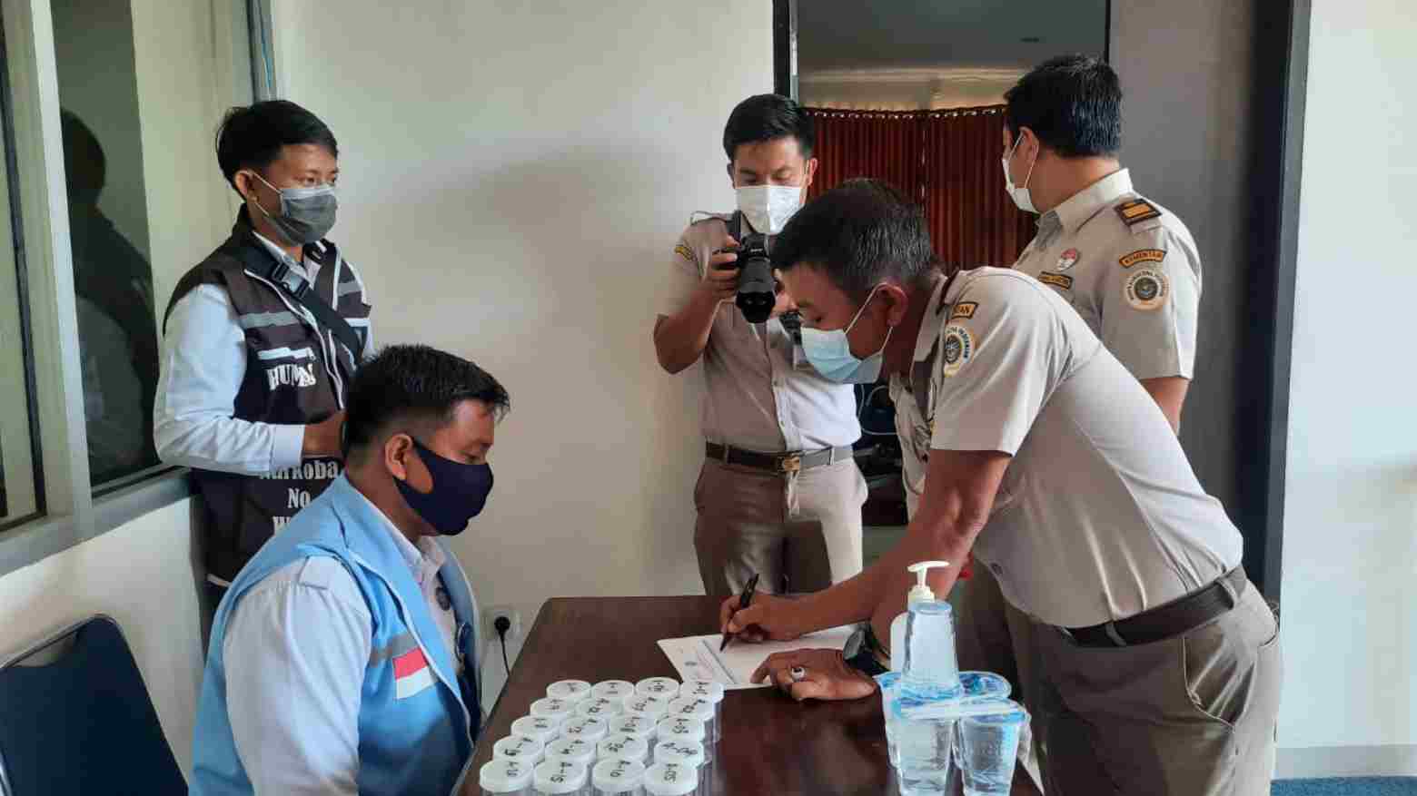 BNNP Sultra Tes Urine 59 Pegawai KKP