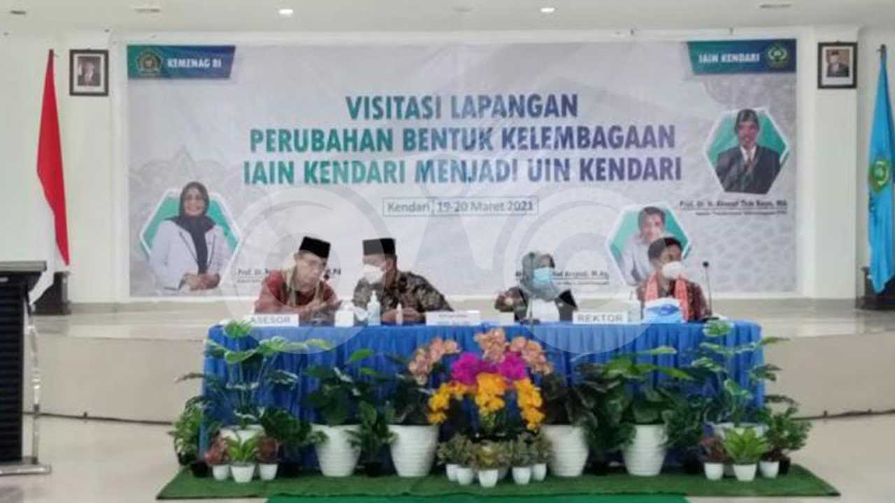 Dihadiri Asesor PTKIN, IAIN Kendari Semakin Dekat Jadi UIN