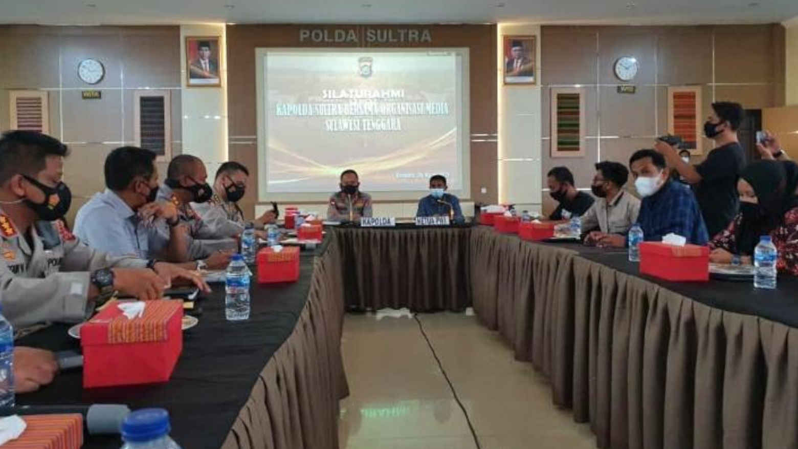 Kapolda Sultra Dialog dengan Insan Pers Bahas Kekerasan Terhadap Wartawan
