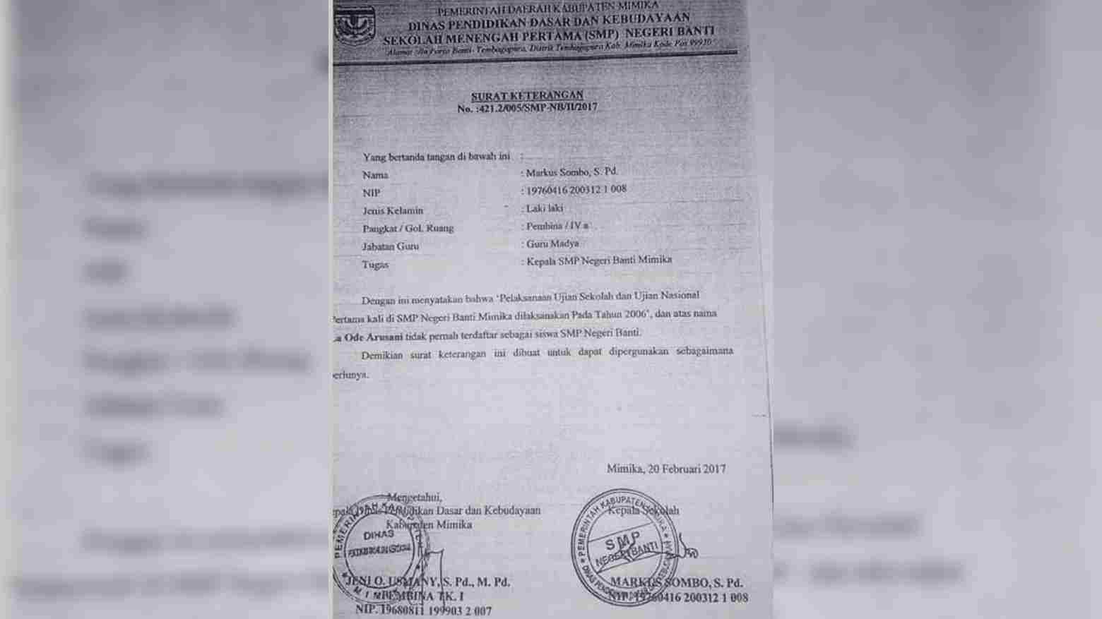 Penanganan Dugaan Ijazah Palsu Bupati Busel Ditunda, Ombudsman Dinilai Lemah