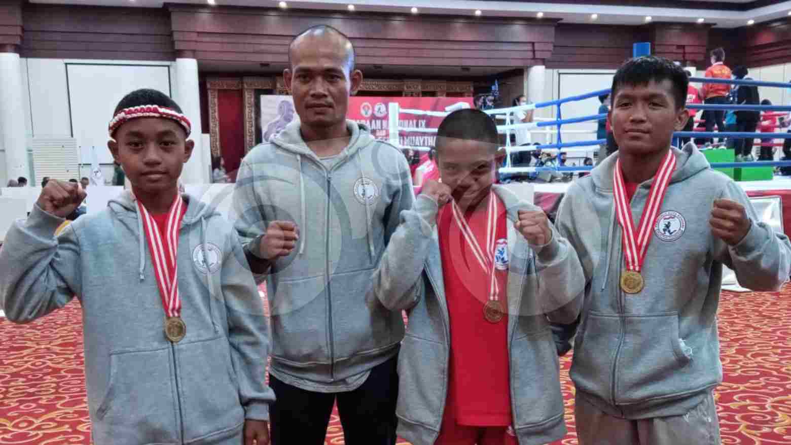 Sultra Raih Tiga Medali Emas di Ajang Kejurnas Muaythai 2021