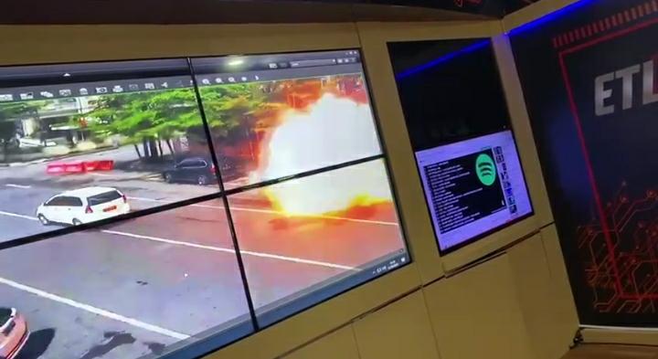 Terekam CCTV, Begini Detik-Detik Ledakan Bom Depan Gereja di Makassar