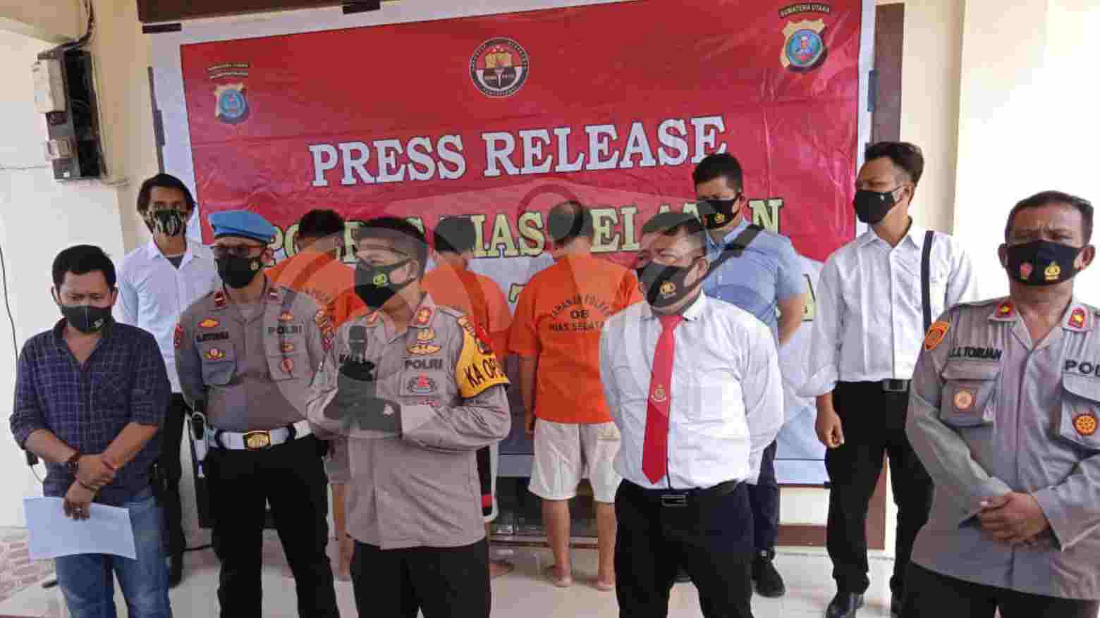 Tiga Oknum LSM di Nias Selatan Peras Kepala Desa dan Kepala Sekolah Dibekuk