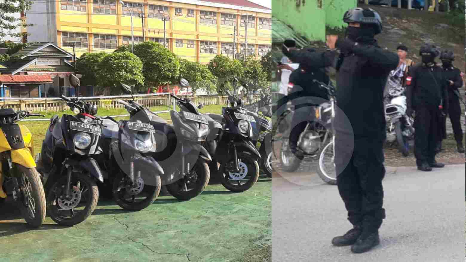 Balap Liar, 50 Unit Kendaraan Roda Dua Disita