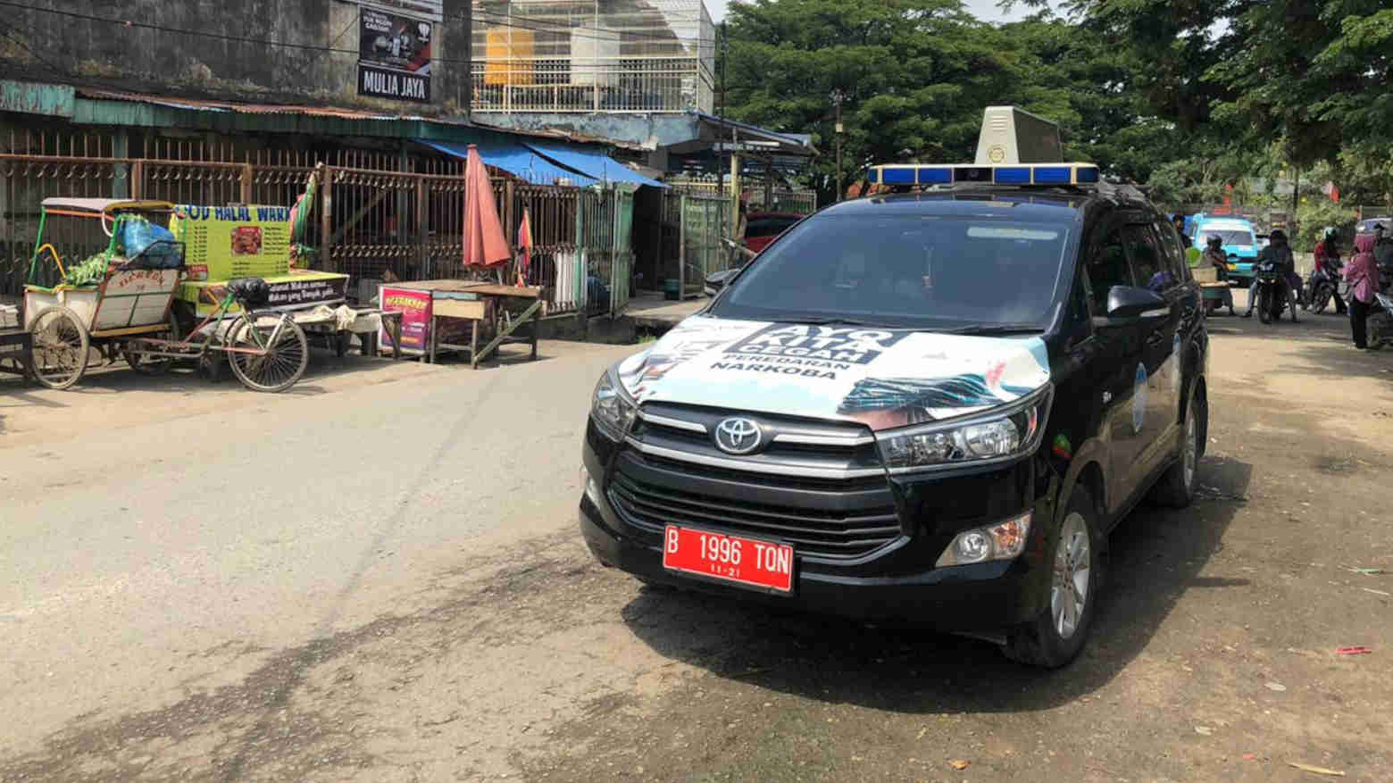 BNNP Sultra Sosialisasi Bahaya Narkoba Lewat Audio Mobile