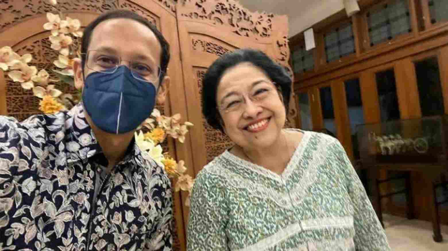 Di Tengah Isu Reshuffle Kabinet, Nadiem Makarim Sowan ke Megawati