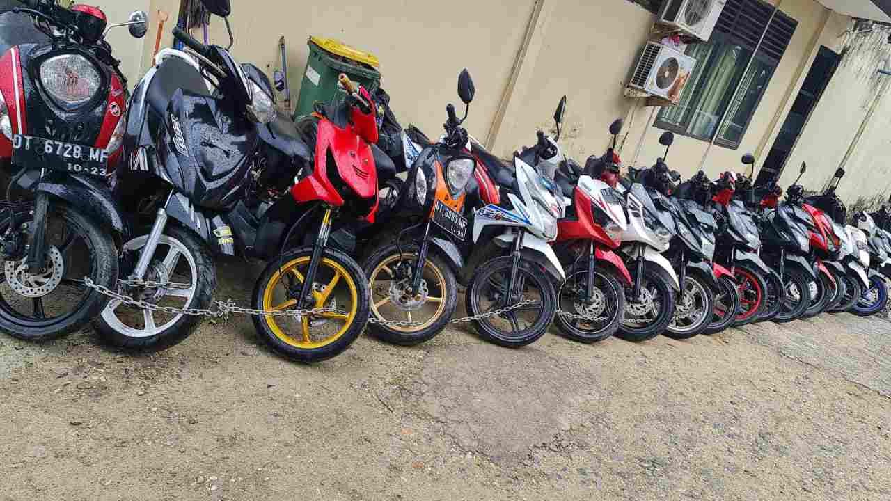 Dominan Pelajar, Puluhan Kendaraan Pelaku Balap Liar Disita