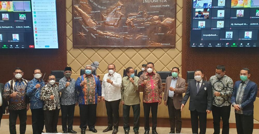Empat Gubernur Sulawesi Termasuk Sultra Bahas RUU Pembentukan Provinsi di DPR