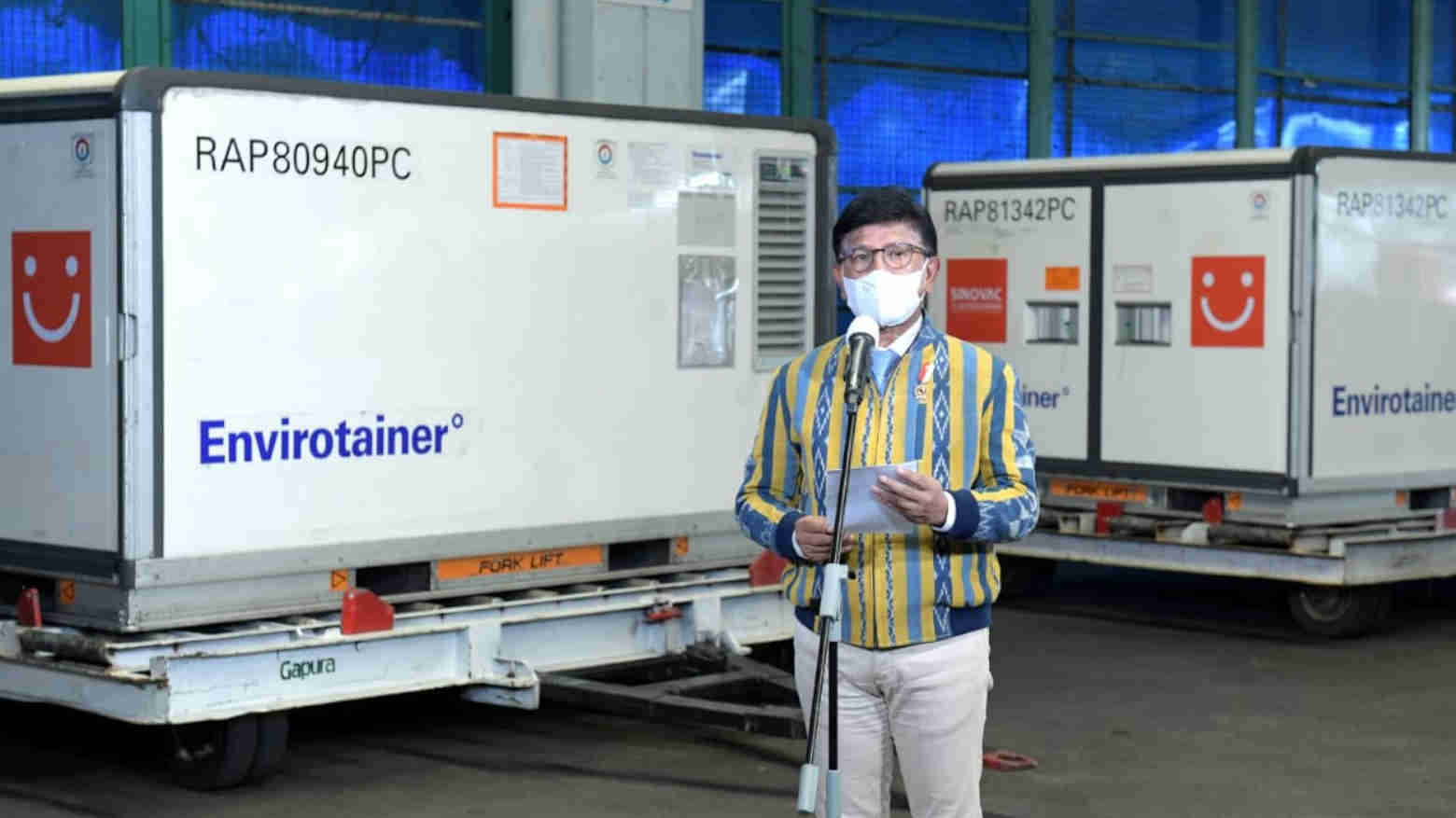 Indonesia Kembali Terima Vaksin COVID-19 Tahap 10 dari Sinovac dan Sinopharm