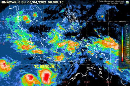Intensitas Siklon Tropis Seroja Meningkat, Empat Provinsi Ini Diminta Waspada