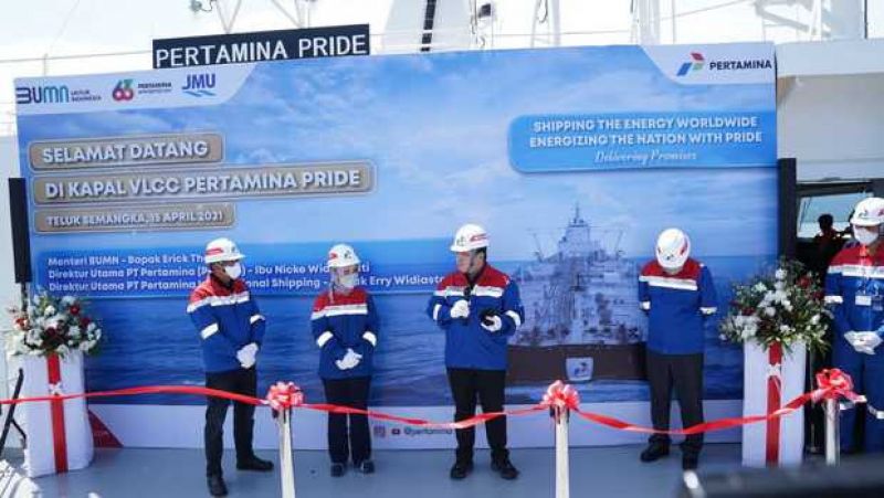 Kapal Tanker Raksasa Pertamina Siap Angkut Minyak Aramco