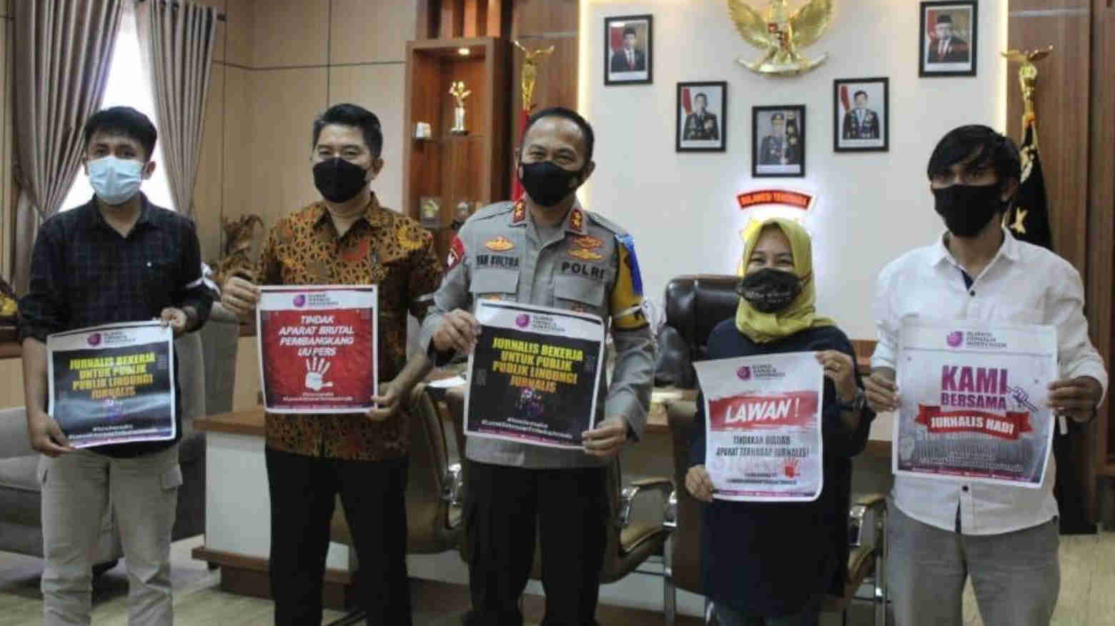 Kapolda Sultra Komitmen Lindungi Jurnalis