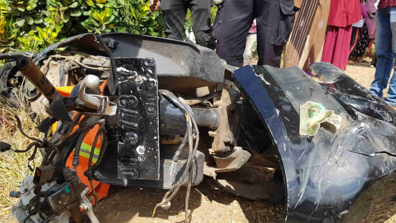 Lakalantas, Karyawan PT OSS Tewas di Tempat