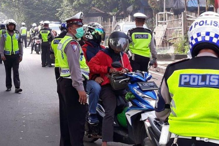 Operasi Keselamatan, Polres Konsel Tindak Pelanggaran Kasat Mata dan Protokol Kesehatan
